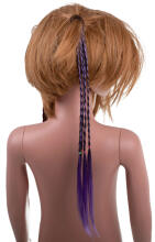 Ikonka Art.KX6859 Synthetic hair braids hair elastic