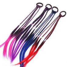 Ikonka Art.KX6859 Synthetic hair braids hair elastic