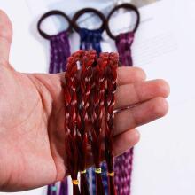 Ikonka Art.KX6859 Synthetic hair braids hair elastic