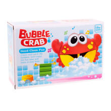 Ikonka Art.KX7219 Bubble generator foam bath toy crab