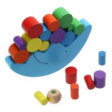 Ikonka Art.KX7295 Montessori koka mēness balansēšanas arkādes spēle