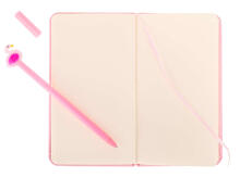 Ikonka Art.KX7424 Notebook with pen flamingo gift set