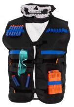 Ikonka Art.KX7446 NERF+ palaidējierīču piederumu taktiskā veste NERF+ palaidējierīču piederumiem