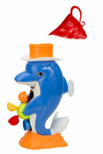 Ikonka Art.KX7539 Delfinų vonios žaislas su malūnėliu + priedai