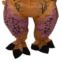 Ikonka Art.KX7454 T-REX Milzu brūns piepūšamais dinozauru kostīms 1,5-1,9m