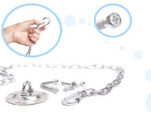 Ikonka Art.KX6693 Ceiling fixing hammock swing hook chain 200kg