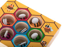 Ikonka Art.KX6519 Montessori bees honeycomb educational game