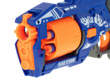 Ikonka Art.KX6585 Blaze Storm putu šautriņu pistole + 20 šautriņas zilā krāsā