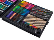 Ikonka Art.KX6353 Plastmasas krāsošanas komplekts futrālī 258el.