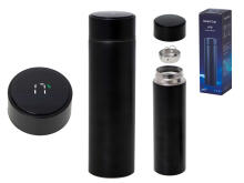 Ikonka Art.KX6358 Thermos mug smart LED 500ml black
