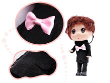 Ikonka Art.KX6362 Dollhouse doll girl + boy set of 2pcs. 12cm