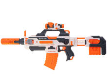 Ikonka Art.KX6221 BLASTER MODULISKAIS KARBINIS 4in1 30 šautriņas