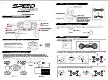 Ikonka Art.KX6636_2 Ātruma Pioneer Stunt Car RC 360 zils
