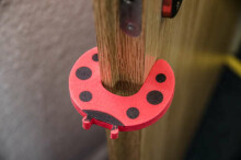 Ikonka Art.KX9535_2 Apsaugos durų užraktas ladybird dizainas