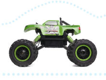 Ikonka Art.KX8396_3 NQD ROCK CRAWLER KING RC car 1:12 USB green