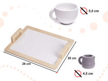 Bebe Basic Art.KX6279 Koka kafijas servīzes komplekts 2 personām