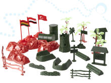 Ikonka Art.KX6188 Karavīru militāro pamatņu figūru komplekts 307el.