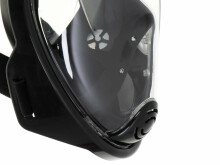 Ikonka Art.KX6130_1 Full folding snorkel mask L/XL black
