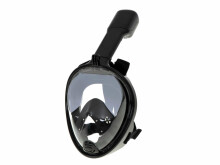 Ikonka Art.KX6130_1 Täielik kokkupandav snorkel mask L/XL must