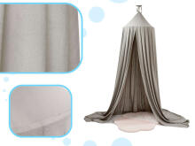 Ikonka Art.KX6104_1 Canopy curtain tipi tent hanging grey