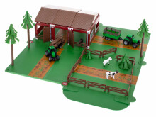 Ikonka Art.KX6027 Farm play pen animals tractor JASPERLAND