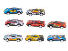 Ikonka Art.KX6021 Metal car set of 8 cars