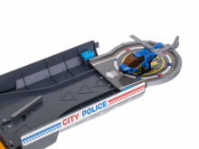 Ikonka Art.KX5997 Transporter policijos automobilis sulankstomas stovėjimo aikštelėje + priedai