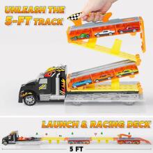 Transporter Truck Toy Art.147630  Трейлер с машинками