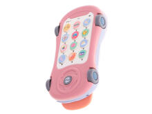 Ikonka Art.KX5980 Car phone star projector with music pink