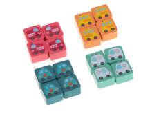 Ikonka Art.KX5952 Ģimenes puzzle galda spēle koka dēlis 2in1 chinaman