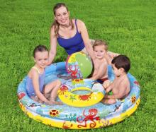 Ikonka Art.KX5894 BESTWAY 51124 Pool ball circle wading pool 122cm