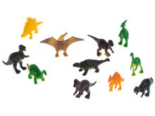 Ikonka Art.KX5844 Figūriņas jūras dzīvnieki savvaļas dinozauri komplekts mix 48gab