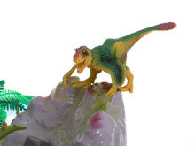 Ikonka Art.KX5840 Dzīvnieku figūriņas dinozauri 7gab + paklājiņš un piederumu komplekts
