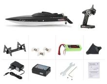 Ikonka Art.KX9893 RC tālvadības pults vadāma laiva FT011 2.4GHz RTR 65cm