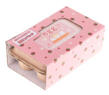 Ikonka Art.KX7273 Play eggs removable wooden yolks