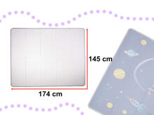 Ikonka Art.KX6675_1 Educational children's foam mat cosmos 175X145