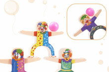Ikonka Art.KX5972 Clown clown balancing tower arcade game 18el.
