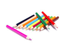 Ikonka Art.KX6355_1 Plastmasas gleznošanas komplekts futrālī 86el. rozā krāsā
