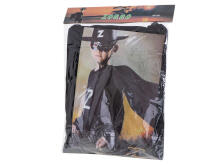 Bebe Basic Black hero Costume kids 3-5 years Art.147794 Zorro super vārooņa bērnu kostīms izmērs S [95-115] cm