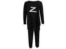 Bebe Basic Black hero Costume kids 3-5 years Art.147794 Zorro super vārooņa bērnu kostīms izmērs S [95-115] cm