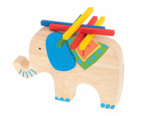 Ikonka Art.KX5696 Līdzsvarošanas zilonis zilonis veiklība puzzle spēle