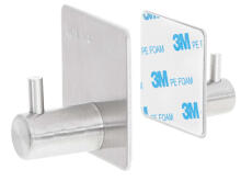 Ikonka Art.KX5687_1 Pašlīmējošs āķis stiprs sudraba krāsā