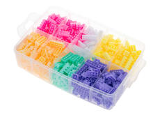 Ikonka Art.KX5670 3D izglītojoši ķieģeļi BOX 580el. pastelis