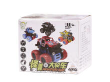 Ikonka Art.KX5662 Monster Truck off-road vehicle with quad drive yellow 1:36
