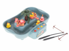 Ikonka Art.KX5647 Family game fish duck fishing + accessories blue