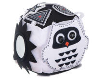 Ikonka Art.KX5642 Educational sensory cube contrast soft tactile