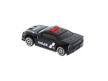 Ikonka Art.KX5586_1 Metal car resorak police black 7cm