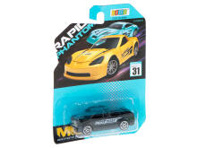 Ikonka Art.KX5586_2 Metal car resorak pick up grey 7cm