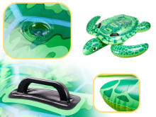 Ikonka Art.KX5576 Piepūšamais peldvietu matracis bruņurupucis pontons INTEX 150cm