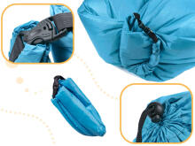 Ikonka Art.KX5568 Lazy BAG SOFA airbed blue 200x70cm
